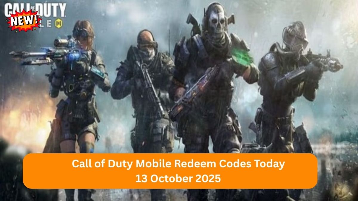 Call of Duty Mobile Redeem Codes Today 13 October 2025
